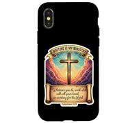 Auteur chrétien écrivain écrit est Mon ministère Jésus-Christ Coque pour iPhone X/XS