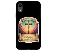 Auteur chrétien écrivain écrit est Mon ministère Jésus-Christ Coque pour iPhone XR