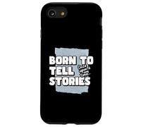 Auteur de Livre romancier Né pour raconter des Histoires Coque pour iPhone SE (2020) / 7/8