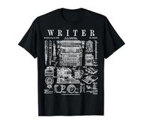 Auteur écrivain romancier Livre écriture Outils Vintage Brevet T-Shirt
