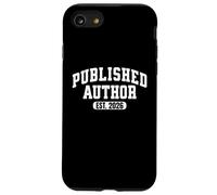 Auteur Fier publié 2026 Mom Dad Poète Vintage Book Writer Coque pour iPhone SE (2020) / 7/8