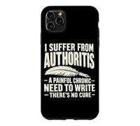 Auteur Humour Autorité Écrivain Créatif Écriture Vie Coque pour iPhone 11 Pro Max