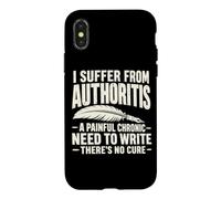 Auteur Humour Autorité Écrivain Créatif Écriture Vie Coque pour iPhone X/XS