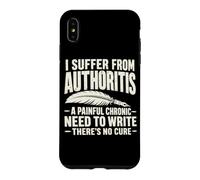 Auteur Humour Autorité Écrivain Créatif Écriture Vie Coque pour iPhone XS Max