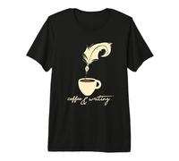 Auteur I Livre Littérature I Café I Écrivain T-Shirt Haut de Gamme
