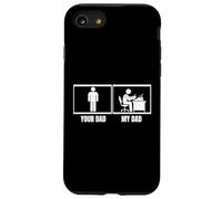 Auteur Ton père Mon père, ma fille, mon fils, écrivain drôle Coque pour iPhone SE (2020) / 7 / 8