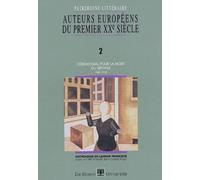 Auteurs Européens Du Premier Xxème Siècle - Volume 2, Cérémonial Pour La Mort Du Sphynx (1940-1958)