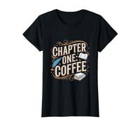 Auteurs Poètes Littérature Écrivain Chapitre Un Café T-Shirt Graphique avec Valeur