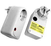 AUTH Filtre d'alimentation universel haut débit avec prise intermédiaire (3 A, 9 kHz - 200 MHz, protection contre les surtensions (SPD), gris clair