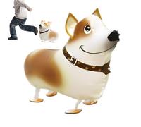 Authentic Dog Balloons, Aluminum Balloon Decor, Cute Pet Themed Party Supply, Festive Event Decoration Kit, Inflatable Celebration Accent Ideal for Pet Parents Park Birthday Gatherings Use