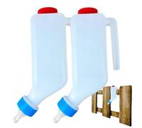 Authentic Goat Bottle, Milk Water Drinker, Authentic Lamb Feeding Bottle, Farm Livestock Design, for Barn Ranch Fence Outdoor Dwarf Doeling Goat Kids Young Animals Dairy Care