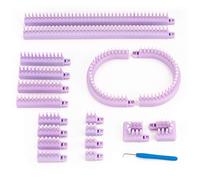 Authentic Knitting Board Métier à Tisser Multi-Tricot réglable, pièces à Clipser, Petite et Grande Taille