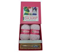 Authentic Knitting Board Skarf Kit de pelote de Laine Rose 21,3 x 18,8 x 6,4 cm