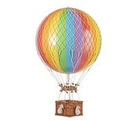 Authentic Models AP168E Miniature de montgolfière avec panier en rotin et filet nouéà la main