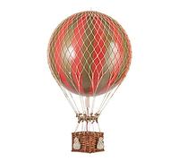 Authentic Models Ballon à air chaud Royal Aero Doré Rouge doré Noir D 56 cm Hauteur 32 cm
