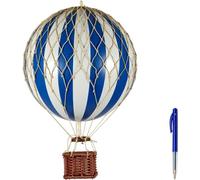 Authentic Models Ballon Travel Light, Blue Blanc, Hot Balloon M M
