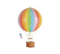Authentic Models modèle de ballon couleur de l'arc-en-ciel 18 cm | Fluttuare nei cieli con le nostre mongolfiere artigianali è un’esperienza unica e affascinante, che ti permette di vivere u