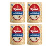 Authentic Royal Lot de 4 riz basmati blanc prêt à chauffer