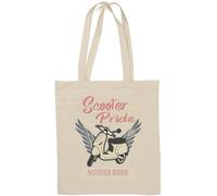 Authentic Scooter Pride 88 Sac fourre-tout en coton naturel Blanc