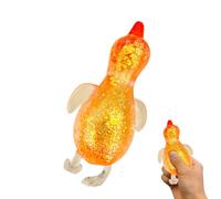 Authentic Squeeze Toys, Duck Shape Soft Squishy, Slow Rebound Elastic Toy, Realistic Stress Relief Fidget, Tough Cute Fun Sensory Tool for Stocking Stuffers Christmas Adults Party Travel