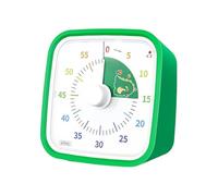 Authentic Visual Timer, 60 Minutes Rainbow Disk, Countdown Clock with Protective Case, Easy Read Time Tracker, Colorful Focus Timer Educational Gadget for Teachers Students Kids
