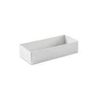 Authentics Bac gerbable Kali M, Boîte de rangement, ABS, blanc, 28.5 x 12 x 6 cm