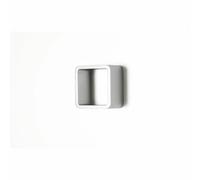 Authentics Entrance Hausnummer 0, Hauswand-Dekoration, Aluminium, Silber eloxiert, 80600