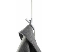 Authentics Wardrope Portemanteau, corde à suspendre, polyamide, zamak, corde blanche, 4 crochets blanc, 8085656
