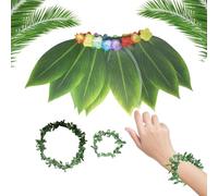 Authentique atmosphère tropicale: Améliorez votre espace avec un costume hawaïen, avec une conception de feuilles réaliste et un tissu à texture des feuilles 3D, pour une atmosphère tropicale authenti