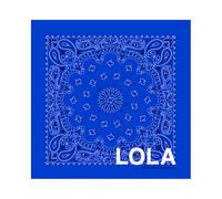 Authentique Bandana personnalisé - 34 Coloris Au Choix Made In USA (Bleu royal)