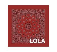 Authentique Bandana personnalisé - 34 Coloris Au Choix Made In USA (Rouge vintage)
