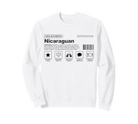 Authentique étiquette d'identité de fierté nicaraguayenne Sweatshirt
