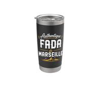 Authentique Marseillais Provence Sud Fada de Marseille Gobelet isotherme en acier inoxydable double paroi