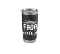 Authentique Marseillais Provence Sud Marseille Fada Gobelet isotherme en acier inoxydable double paroi