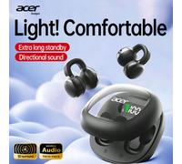 [Authentique officiel] Écouteurs Bluetooth Acer OHR537, design crochet d'oreille pour un port confortable et prolongé, écouteurs sans fil avec boîtier de charge, longue durée de vie de la batterie, an