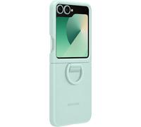 Authentique Officiel Samsung Galaxy Z Flip6 & Flip7 FE Silicone Étui Avec Bague