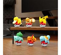 Authentique Pok é mon Eevee fait à la main Pikachu CHARMANDER SQUIRTLE modèle de dessin animé ornement de bureau jouets pour enfants cadeau de noël PSYDUCK