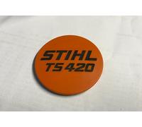 AUTHENTIQUE stihl TS420 BADGE modèle plaque 4238 967 1501