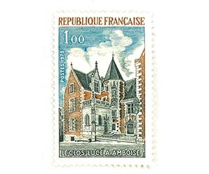 Authentique Timbre Neuf de Collection de France de 1973. N° 1759. Clos Lucé à Amboise