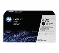 AUTHENTIQUE TONER HP 49XD Pack de 2 (Q5949X) LASERJET NOIR NEUF SCELLER