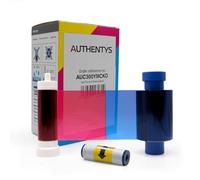 Authentys AUC300YMCKO Ruban pour imprimante YMCKO 300 impressions