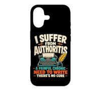 Authoritis Drôle Auteur Écrivain Créatif Écriture Humour Coque pour iPhone 17