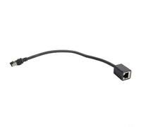 Autilyshop Adaptateur Ethernet Starlink rectangulaire IP68 étanche 1200 Mbps haute vitesse en caoutchouc cuivre blindé câble de rechange pour côté plat Gen 3 et côté routeur (côté routeur)