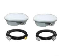 Autilyshop AG35 Enquête GNSS Antenne L1 L2 L5 GPS pour machines agricoles Galileo Glonass Beidou IP67 Haute précision 25 cm Structure double couche quatre points d'alimentation (antenne + TNC-SMA)