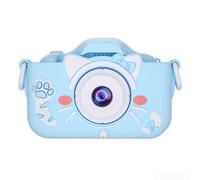 Autilyshop Appareil photo numérique pour enfants 1080p HD enregistreur vidéo avec deux objectifs avant et arrière 20 MP, lecteur MP3 photo, carte mémoire 32 Go, écran IPS de 5,1 cm, résistant aux