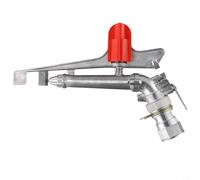 Autilyshop Arroseur rotatif réglable pour irrigation agricole haute pression en alliage de zinc pour jardin, pelouse, ferme, cultures, thé, café, canne à sucre avec couvercle de 25 à 360 degrés (5,1