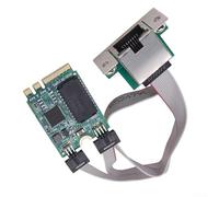 Autilyshop Carte réseau Gigabit Ethernet M2 Key AE 25G RTL8125B Chipset adaptateur prend en charge PCI Express v21 10 100 1000 25G IEEE8023 IEEE1588 IEEE8021Q VLAN compatible RJ