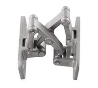 Autilyshop Charnière de porte en pierre robuste à 180 degrés en acier inoxydable 304 réglable invisible pour porte coupe-feu épaisse 100 kg, 200 kg, 400 kg pour tube de pierre, feu (trompette)