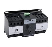 Autilyshop Commutateur de transfert automatique 380 V 4 pôles 63 A commute sans problème entre les sources d'alimentation principale et de secours avec compatibilité double source d'alimentation