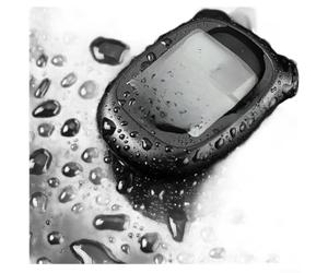 Autilyshop Compteur de vitesse GPS sans fil avec suivi de haute précision et écran de 40,6 cm IPX5 étanche rechargeable par USB Batterie 400 mAh stocke 30 historiques de conduite F (blanc)